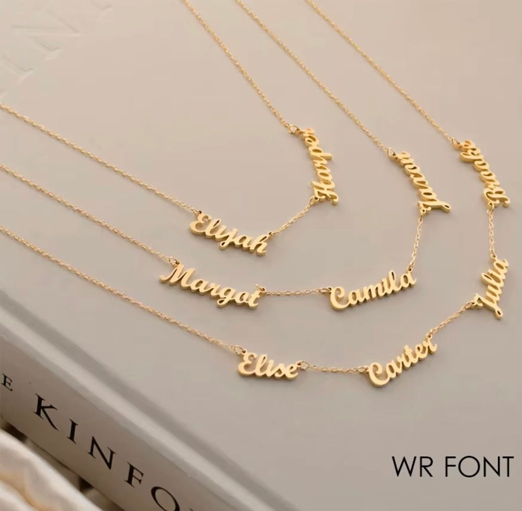 La Familia Custom Name Necklace